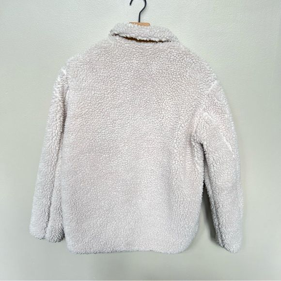 rag & bone Off-White and Tan Teddy Jacket - Picture 8 of 15